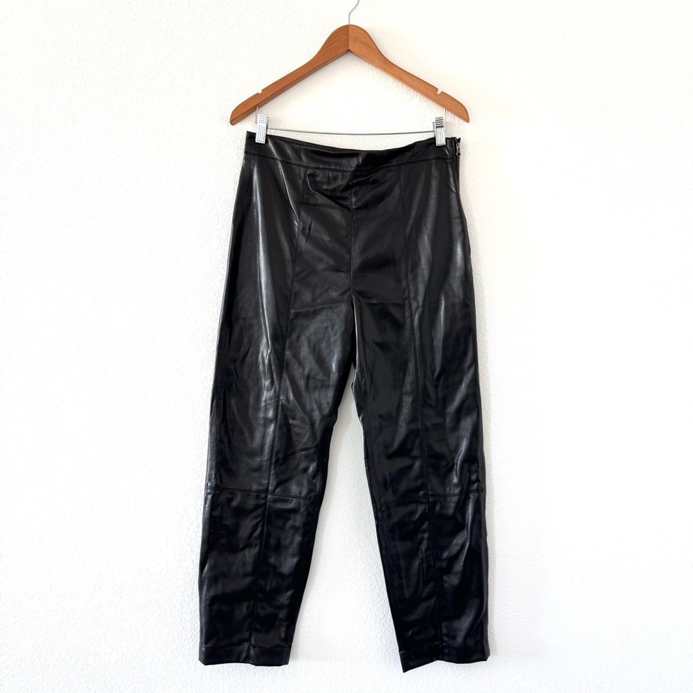 Joie NWT Vegan Leather Pants in Black